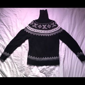 Vintage B. Moss Holiday Turtleneck Sweater